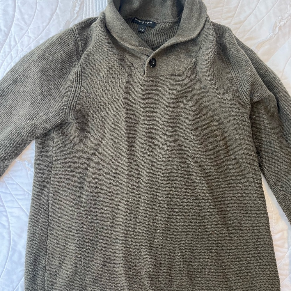 Men's Banana Republic Olive Sweater